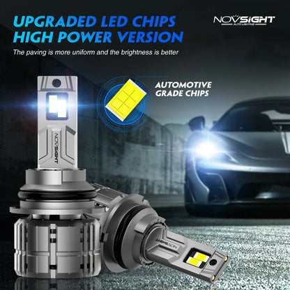2X Canbus 9004 HB1 LED Headlight Bulbs Bright White 200W 40000LM for