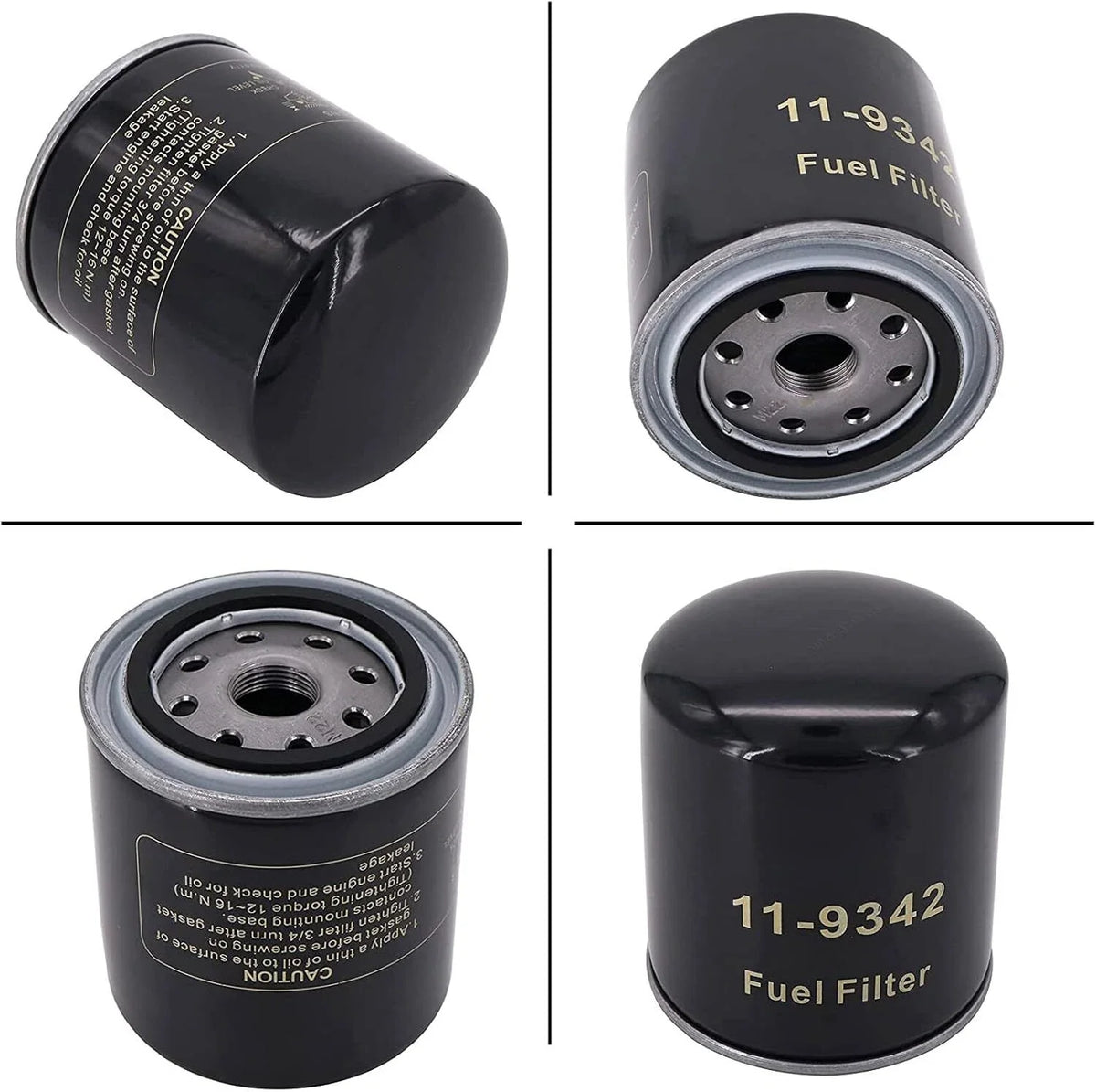 Fuel Filter Set of 2 for Thermo King Tripac APU or Evolution (11-6182, 11-9059, 11-9342)