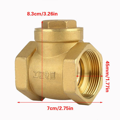 1 1/4" Brass Swing Check Valve for Plumbing Fitting (200WOG)