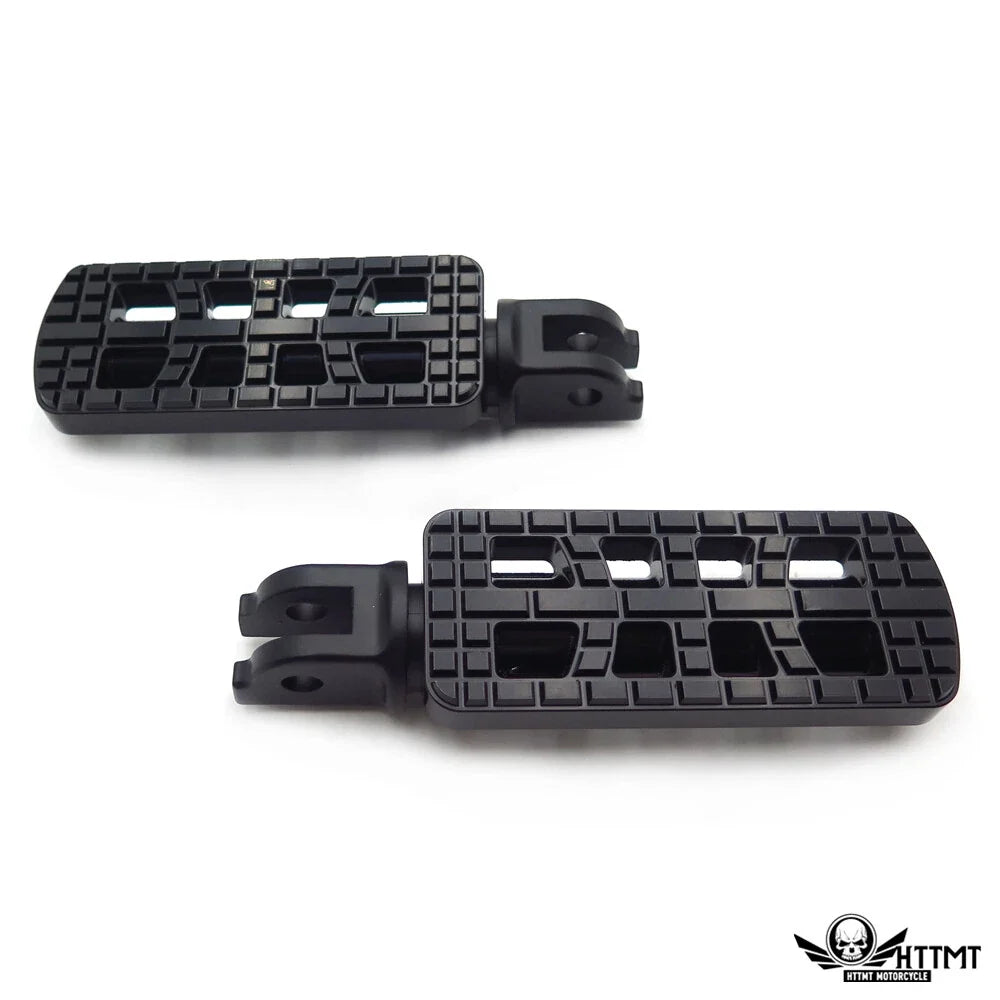 CNC Rider Footpegs for Harley Breakout FXBR (2018–2019) - Black, Raised Knubs