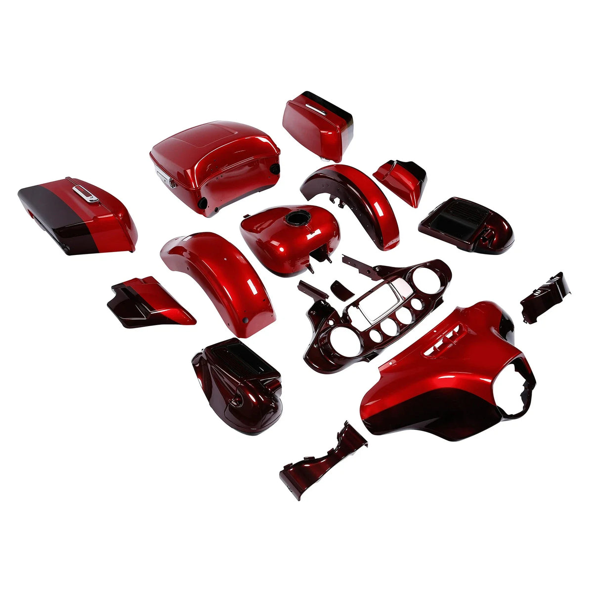 Fairings Bodywork for Harley Electra Glide (2014–2024) Wicked Red / Twisted Cherry