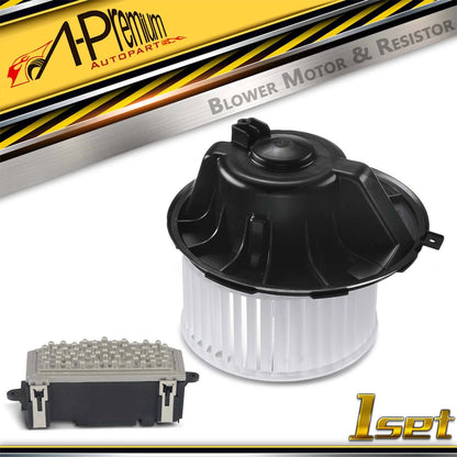 HVAC Blower Motor & Resistor Kit for VW CC (2013–2017) 75820, 4P1808, RU892