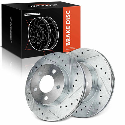 2X Front Side Drilled Brake Rotor for Ford Explorer Mazda B3000 (S-54035)