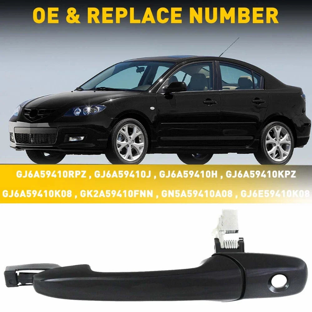 Exterior Door Handle for Mazda 3 (2004–2009), Mazda 6 (2003–2008) LH Plastic