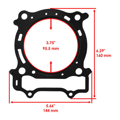 Cylinder Gasket Set for Yamaha (5TA-11181-00-00, 5TA-11193-00-00)