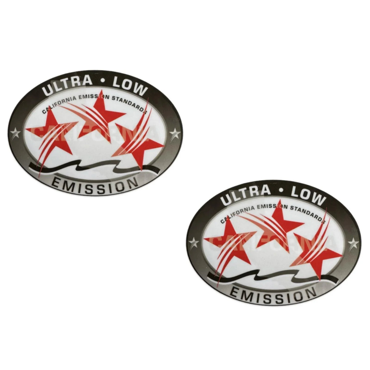 2Pcs Outboard Graphic Sticker Decal for California DOT (3 Star)