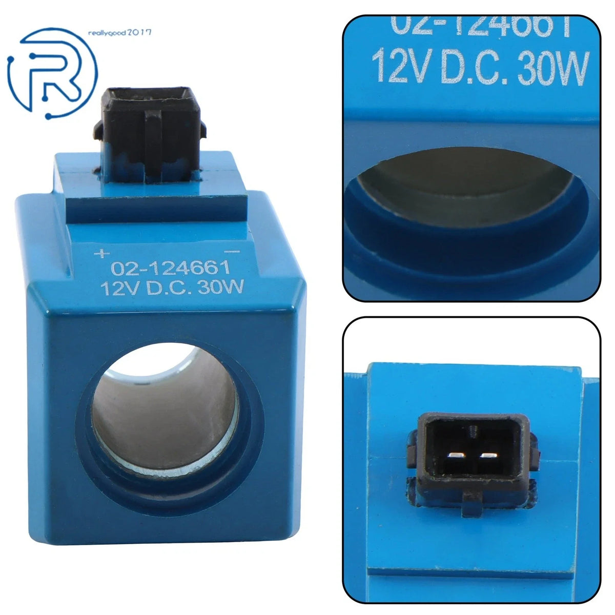 Solenoid Coil for JCB 1550B 1700B 215 217 3CX (02/124661 477/00824 25/103001)