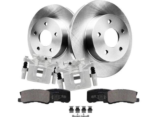 Set of 4 Brake Pads and Rotors for Mitsubishi Outlander (41537CTDM)