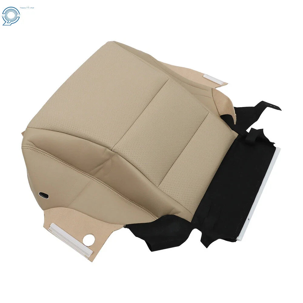 Driver Side Bottom Seat Cover for Honda Accord (2013–2017) Perforated Leather Tan