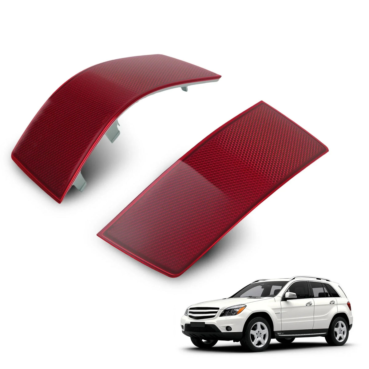Rear Bumper Reflector Pair for Mercedes GLK350 4Matic (2010–2012) A2048200274