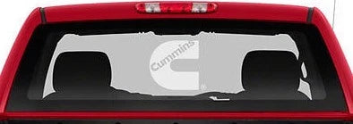 2 Cummins Vinyl Window Stickers for Peterbilt KW (Diesel)