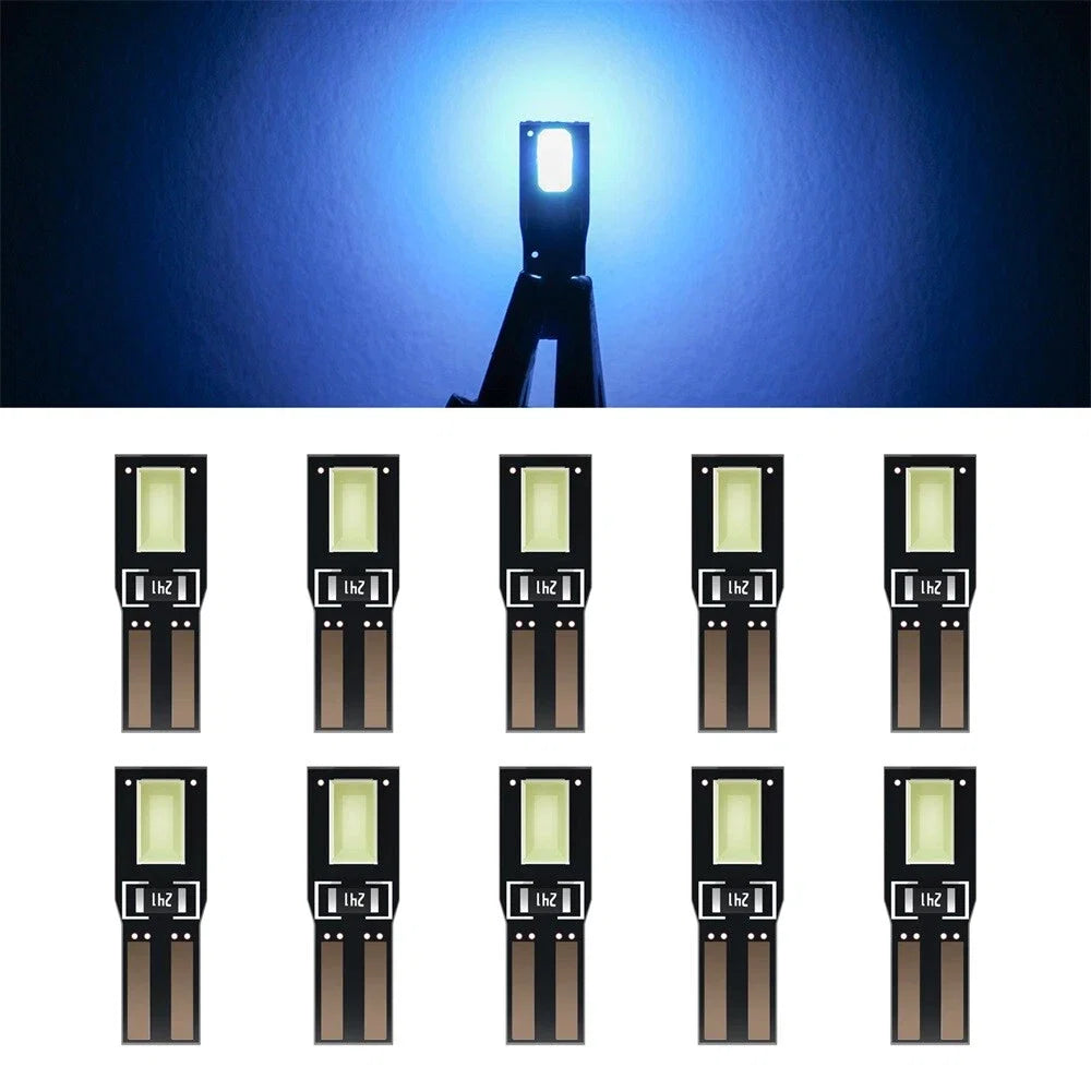 10pcs T5 5630 LED Speedometer Gauge Cluster Bulbs for Universal