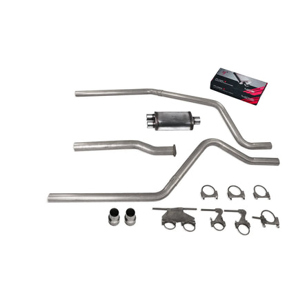 Dual Exhaust Kit for Dodge Ram 1500 (2019–2025) - 3" Flow II SS Muffler