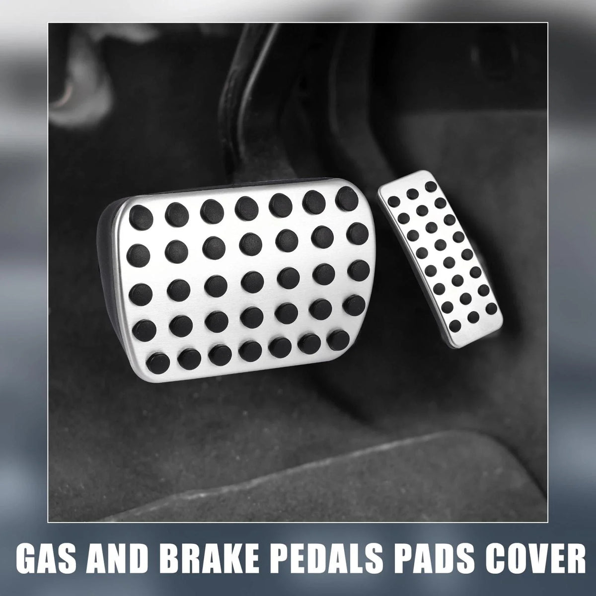 2X Gas Brake Pedal Pads Cover for Mercedes-Benz GLE GLS ML GL 350 (2013–2019)