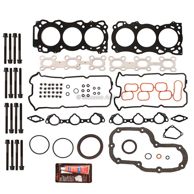 Full Gasket Set with Head Bolts for Nissan Pathfinder Xterra Frontier (2005–2009) MA-4216922495, HS26370PT, CS26370, ES72900