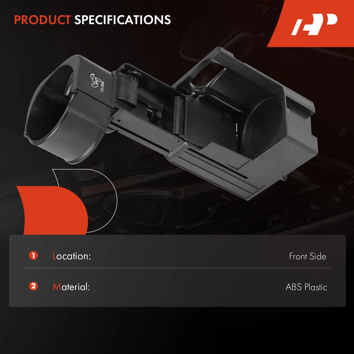Cup Holder Insert for Mercedes-Benz E320 CLS550 (2003–2011) 2116800014, A2116800014