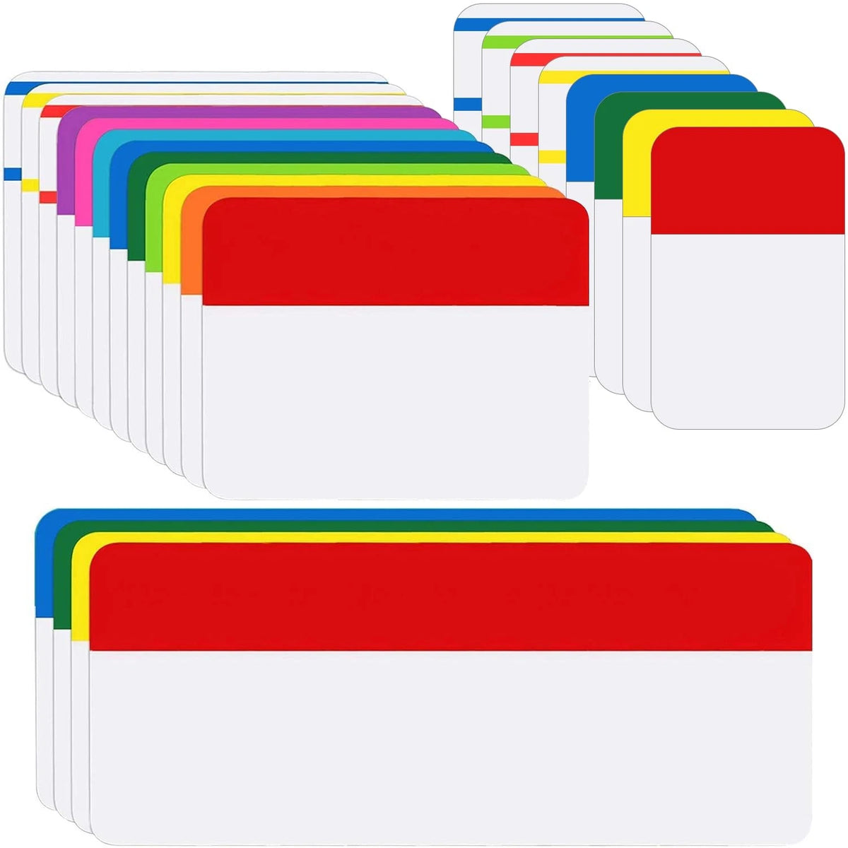 480 Pcs Sticky Tabs, Adhesive 1 Inch, Multicolored