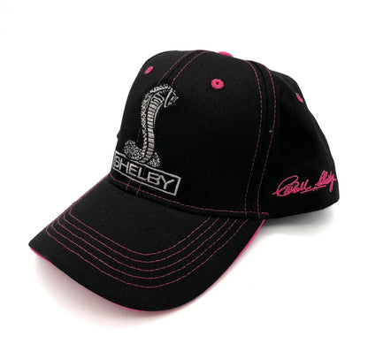 Mustang Hat Cap Replacement for Shelby Black Pink Gray Embroidered Logo (1964–1970)