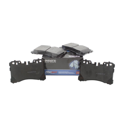 Set of 4 Akebono ProACT Front Ceramic Disc Brake Pads for Lexus LS460 LS600h LS500 (2007–2021)