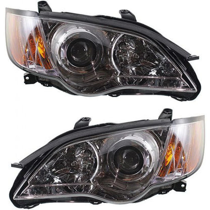 Headlight Pair for Subaru Legacy (2008–2009) PLX-M1-319-1120L-AFD, SU2502130, SU2503130
