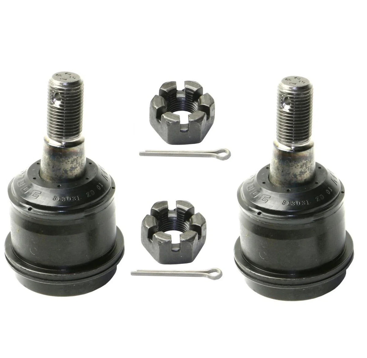 Set of 2 Front Upper Suspension Ball Joints for Dodge Ram 2500 3500