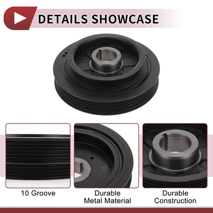 Engine Harmonic Balancer Crankshaft Pulley for Nissan NX (1991–1993) No. 1230362J20