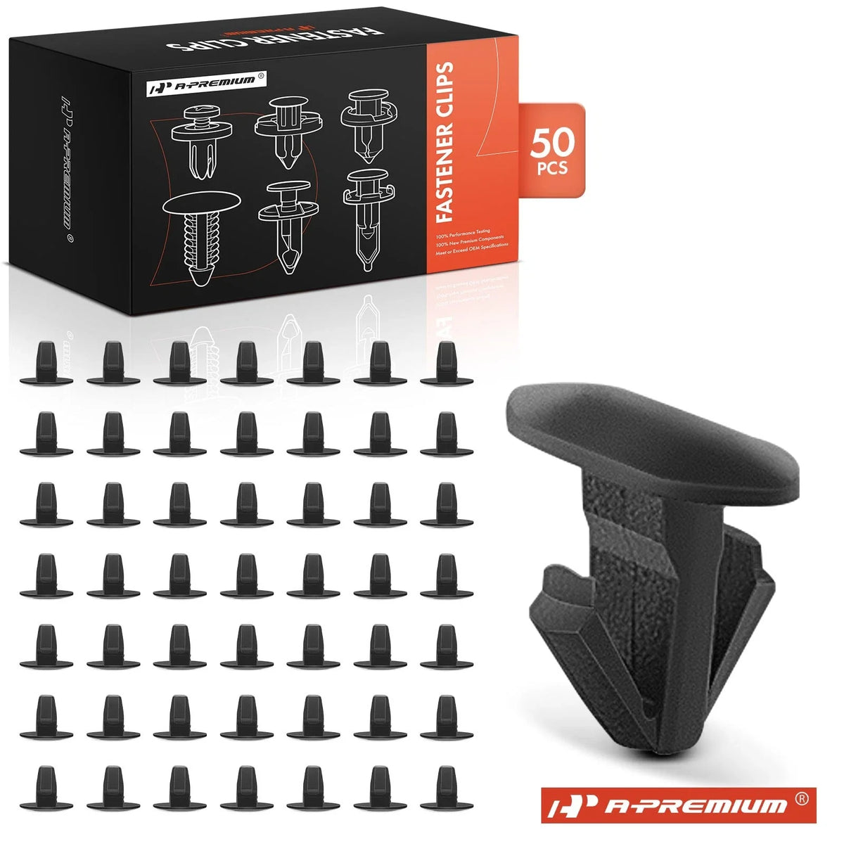 50x Nylon Weatherstrip Retainer Clip for Honda Accord