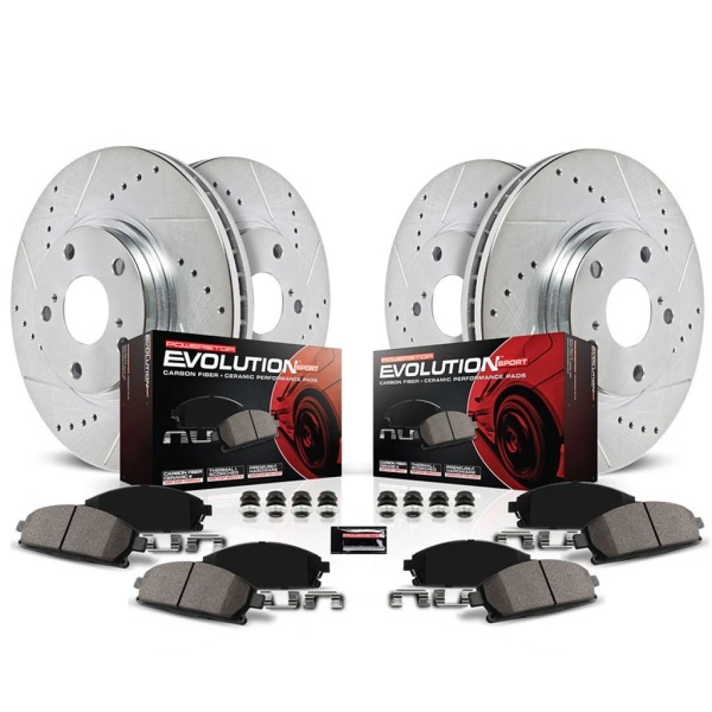 Power Stop Brake Kit Z23 Evolution for Subaru Forester (2014–2018) TLX-psbK6762-CL360A70