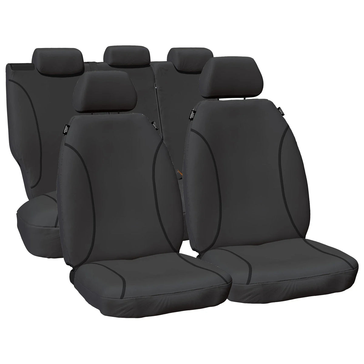 Front & Rear Canvas Car Seat Covers for Hilux GGN15 GGN25