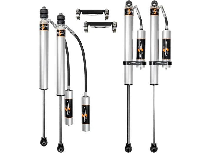 2X Carli AS-F45SPKG-CS20RR-A Remote Reservoirs for F250/F350 4X4 (2005–2024)