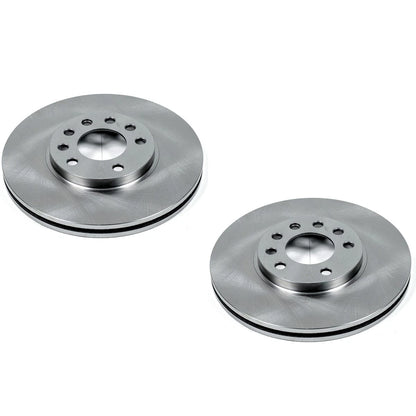 Set of 2 Powerstop Brake Discs for Saab 9-5 (1997–2009) SET-P15EBR613-2