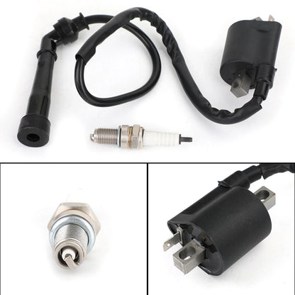 Ignition Coil Spark Plug for Yamaha Raptor 660R YFM660R Grizzly 660 (2001–2006)