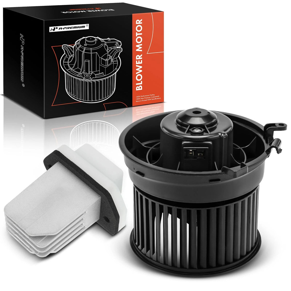 HVAC Heater Blower Motor and Resistor Assembly for