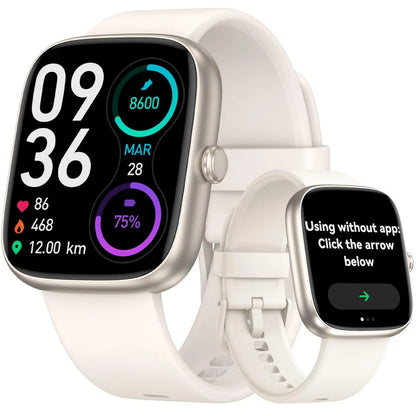 Fitness Tracker for Seniors - No App/Phone Required, 1.83'' Display