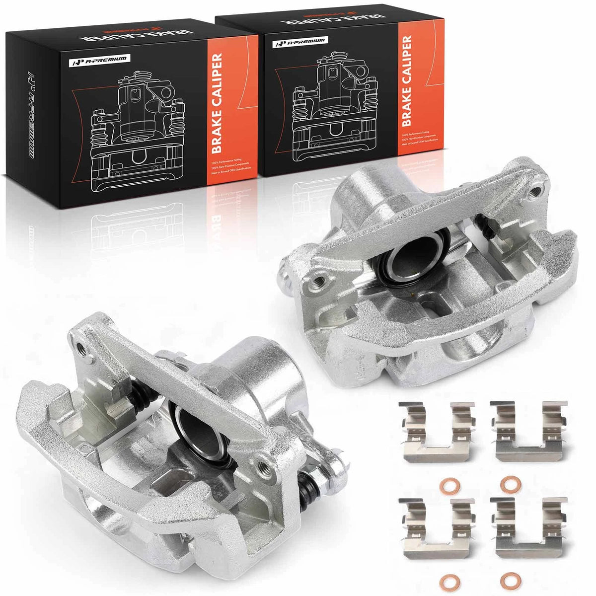 2X Rear Disc Brake Caliper for Scion FR-S Subaru BRZ Toyota 86 (2013–2016) - 26692CA000, 26692CA010, SU00304092
