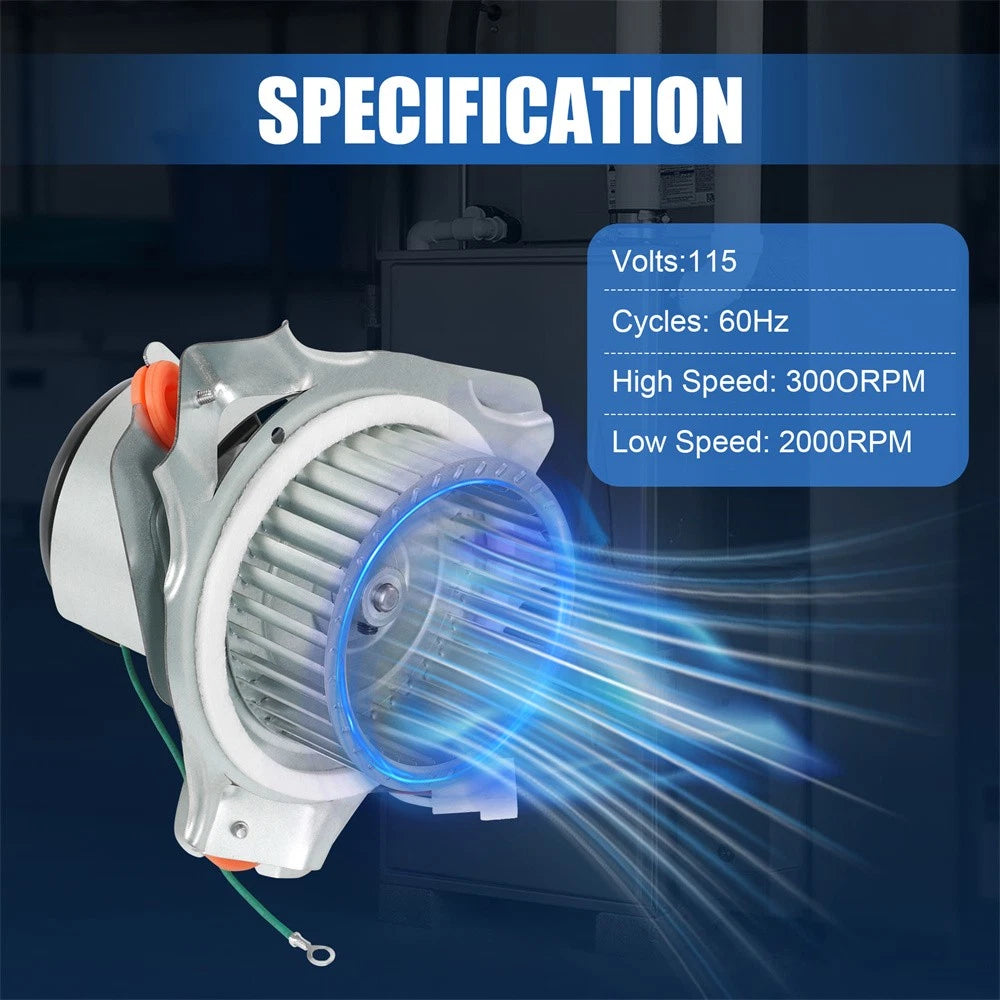 Draft Inducer Motor Assembly for Jakel, Carrier, Bryant