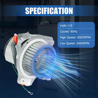 Draft Inducer Motor Assembly for Jakel, Carrier, Bryant