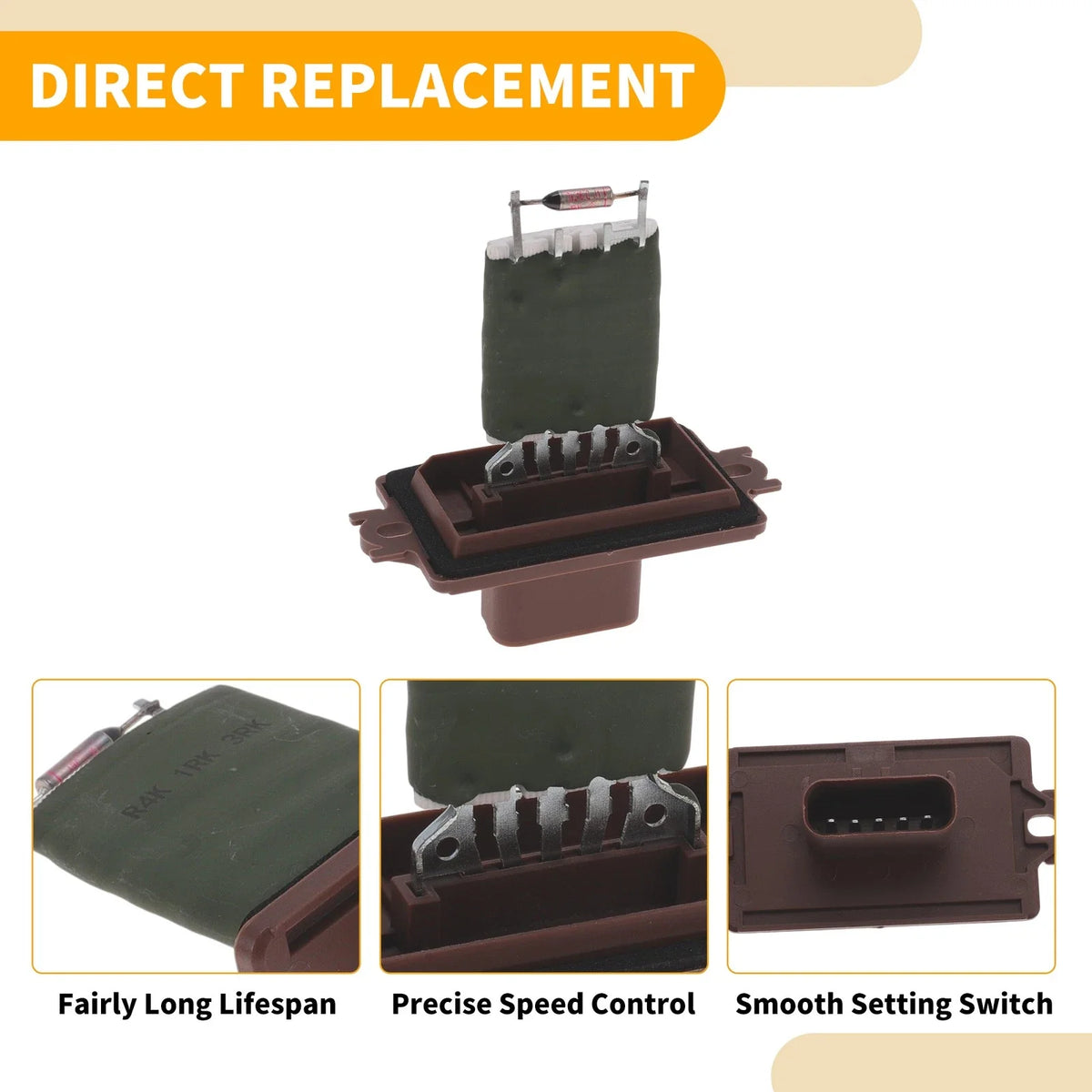 HVAC Blower Motor Resistor No. 7B0959263A for Volkswagen Routan (2009–2014)
