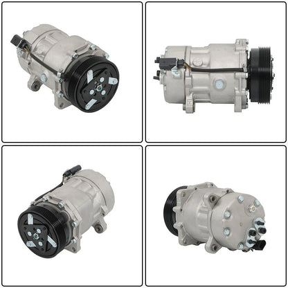 A/C Compressor with Clutch for VW Jetta Golf Beetle (2001–2005) BCK7084K, 1J0820803B, 1J0820803L, 1J0820803F