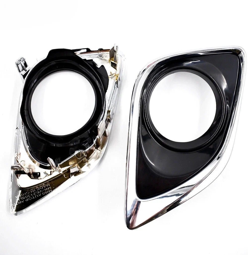 Pair of Fog Light Lamp Covers LH RH for Toyota Venza (2013–2016)