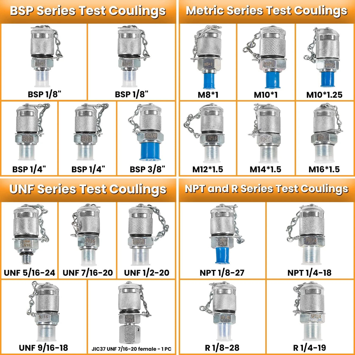 60P Hydraulic Pressure Test Kit for Excavator (10/60/160)