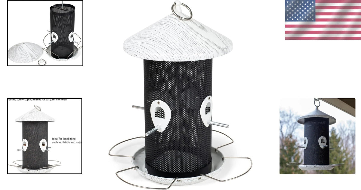 12-Inch Hanging Bird Feeder for Chickadees & Nuthatches