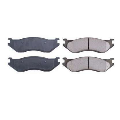 2X Powerstop Brake Pad Sets 16-966 for Dodge Ram 1500 (1998–2005)