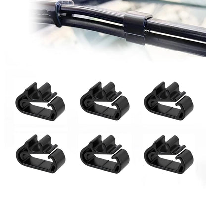 Set of 6 Wiper Washer Hose Retention Clips for Tesla