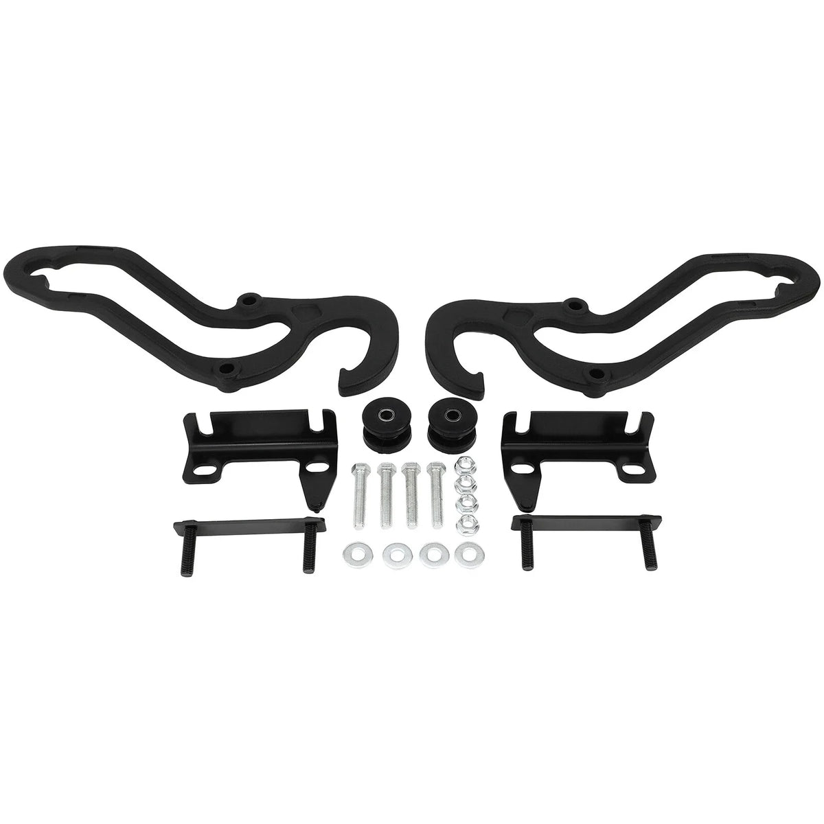 Set of 2 Heavy Duty Front Tow Hooks for Dodge Ram 1500 (2009–2019)