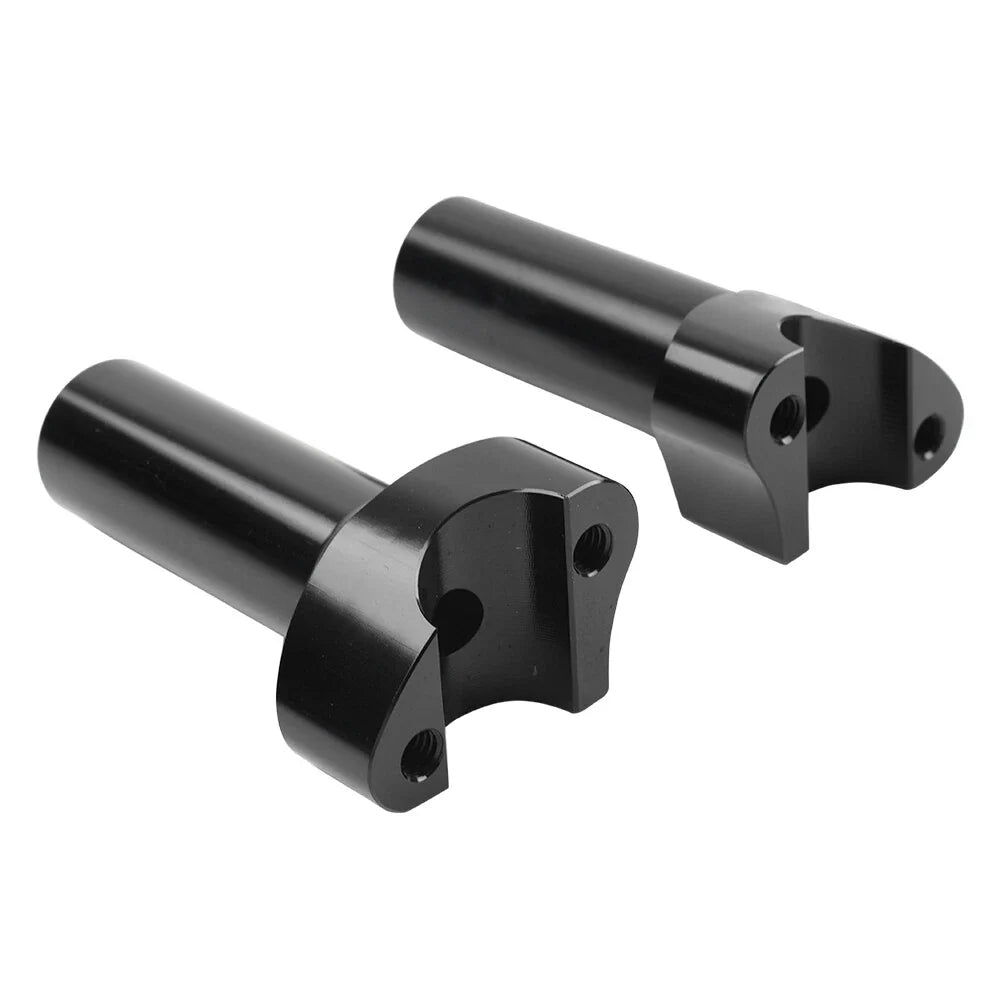 4" Straight Handlebar Risers for Harley Dyna Sportster Softail (1" Bar)