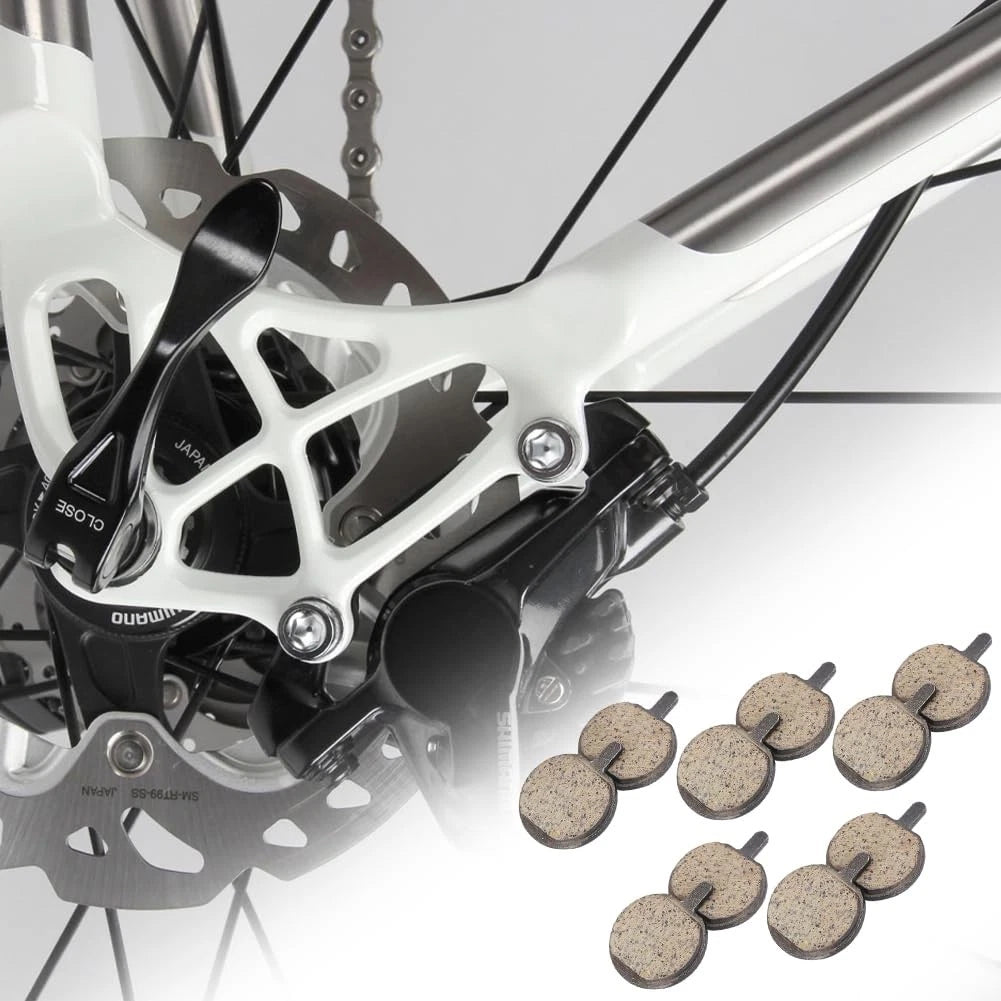 5 Pairs Bicycle Brake Pads for Mountain Bike Scooter