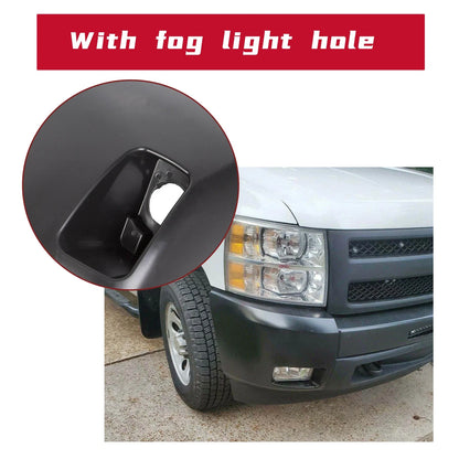 Bumper End Caps Set for Chevy Silverado 1500 (2007–2013) Fog Light Holes