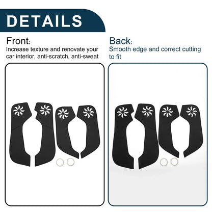 Set of 1 Car Door Anti Kick Pad Sticker Protector for Volkswagen Santana (2013–2015)