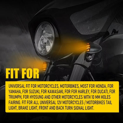2X Rear Turn Signal Lights for Honda Shadow VT 600 750 (1997–2007)